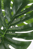 Monstera M: Artificial Monstera Deliciosa Plant with a Strong, Upright Green Trunk