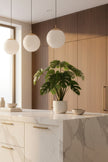 Monstera S: Desktop Artificial Monstera Plant with Lifelike Leaves