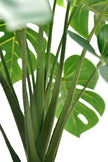 Monstera S: Desktop Artificial Monstera Plant with Lifelike Leaves