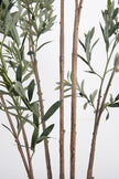 Olive F: Artificial Arbequina Olive Tree with Multiple Branches and Fruits