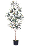 Olive G: Artificial Olive Tree with Decorative Foliage and Colorful Fruits