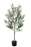 Olive G: Artificial Olive Tree with Decorative Foliage and Colorful Fruits