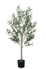 Olive G: Artificial Olive Tree with Decorative Foliage and Colorful Fruits