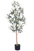 Olive G: Artificial Olive Tree with Decorative Foliage and Colorful Fruits