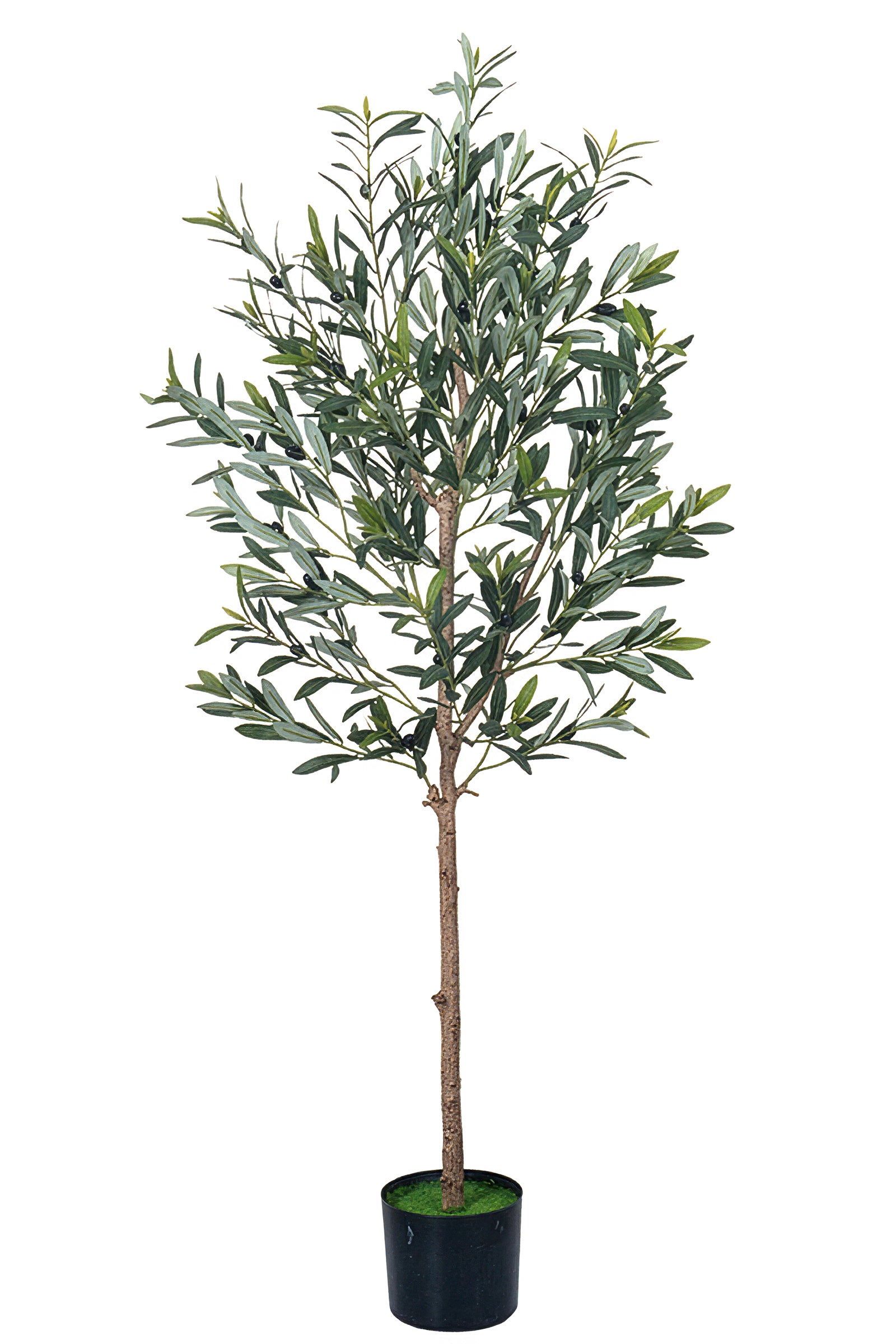 Olive G: Artificial Olive Tree with Decorative Foliage and Colorful Fruits