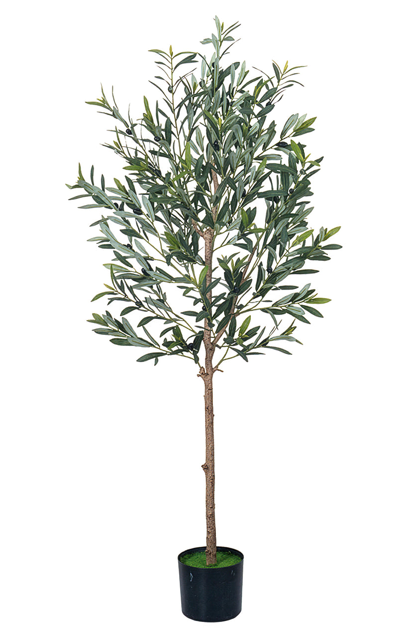 Olive G: Artificial Olive Tree with Decorative Foliage and Colorful Fruits