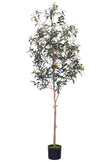 Olive G: Artificial Olive Tree with Decorative Foliage and Colorful Fruits