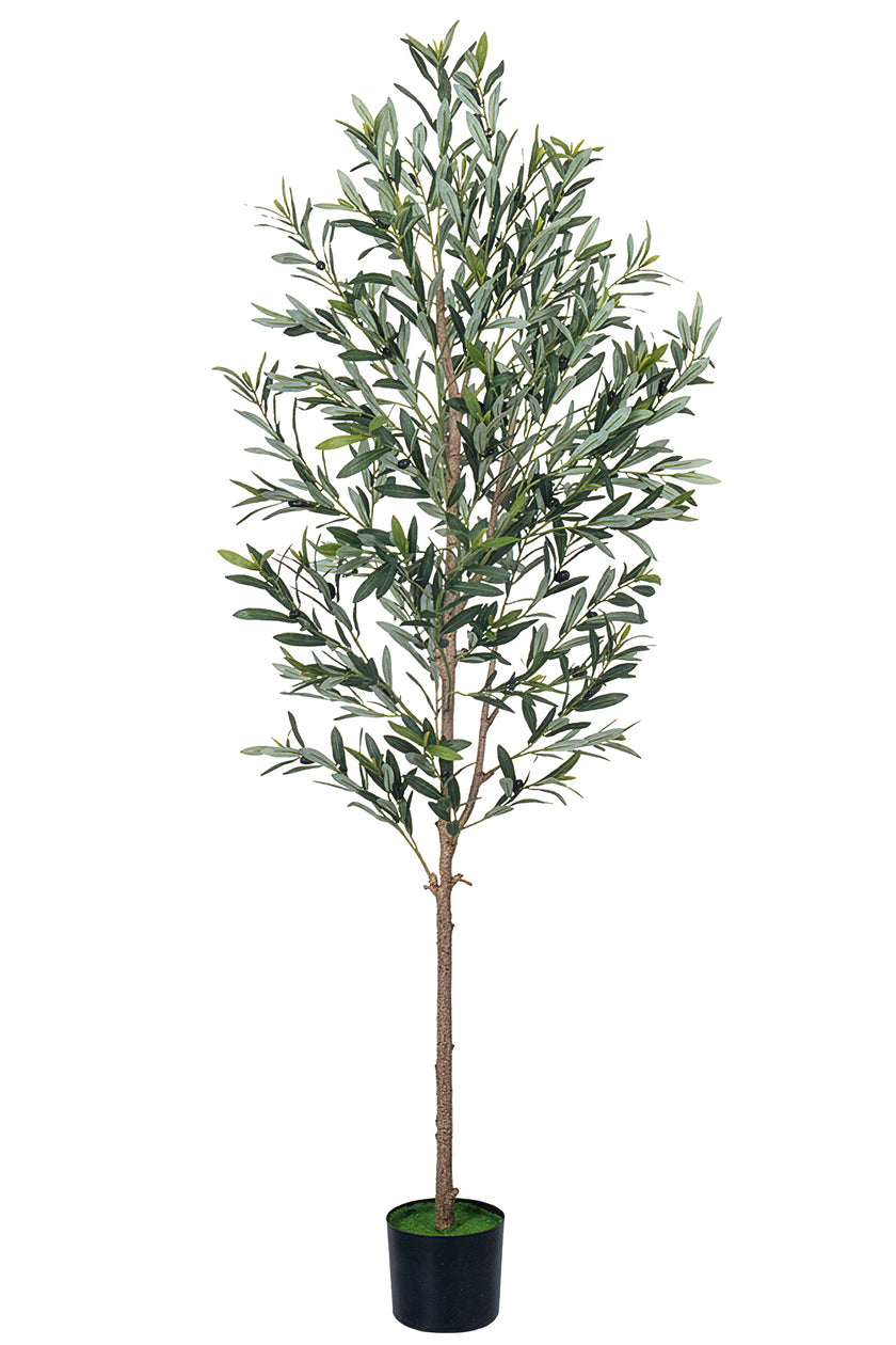 Olive G: Artificial Olive Tree with Decorative Foliage and Colorful Fruits