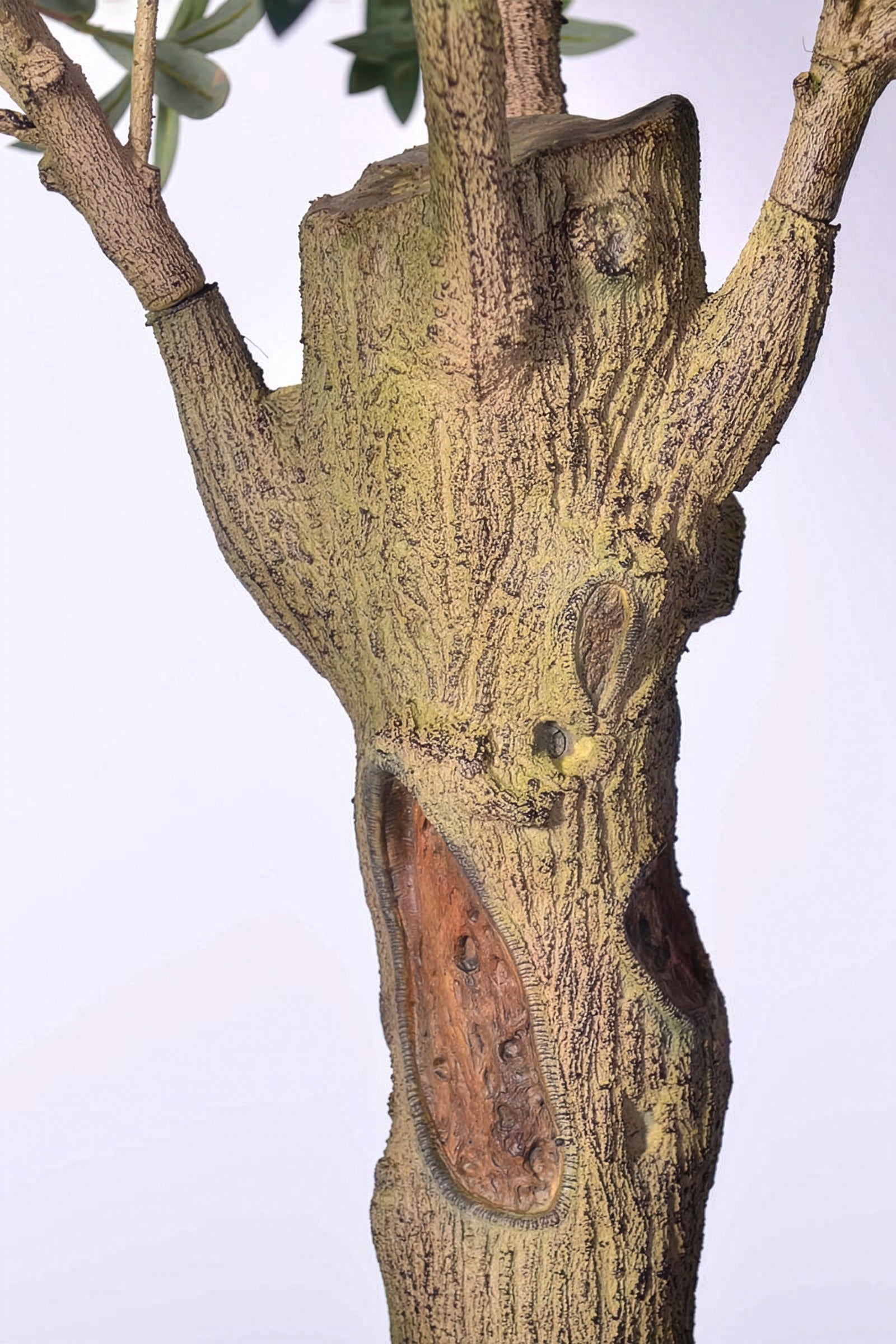 Olive H 2m: Large Artificial Mediterranean Olive Tree with Aged Trunk Texture