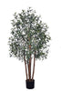 Olive J: Artificial Olive Tree with Multiple Natural-Style Trunks and Dense Foliage