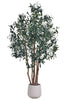 Olive J: Artificial Olive Tree with Multiple Natural-Style Trunks and Dense Foliage