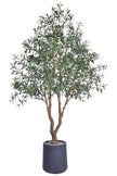 Olive K: Large Artificial Olive Tree with Four-Branch Structure and Textured Bark