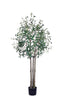 Olive O: Artificial Olive Tree with Three Natural-Style Trunks