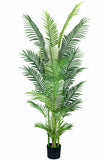 Palmier A : Faux palmier Areca avec des feuilles arquées luxuriantes