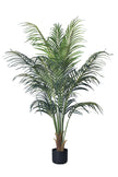 Palm B: Artificial Phoenix Palm Tree with Real-Touch Leaves and Textured Brown Sheath