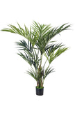 Palm B: Artificial Phoenix Palm Tree with Real-Touch Leaves and Decorative Planter