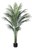 Palm B: Artificial Phoenix Palm Tree with Real-Touch Leaves and Textured Brown Sheath
