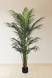 Palm B: Artificial Phoenix Palm Tree with Real-Touch Leaves and Textured Brown Sheath