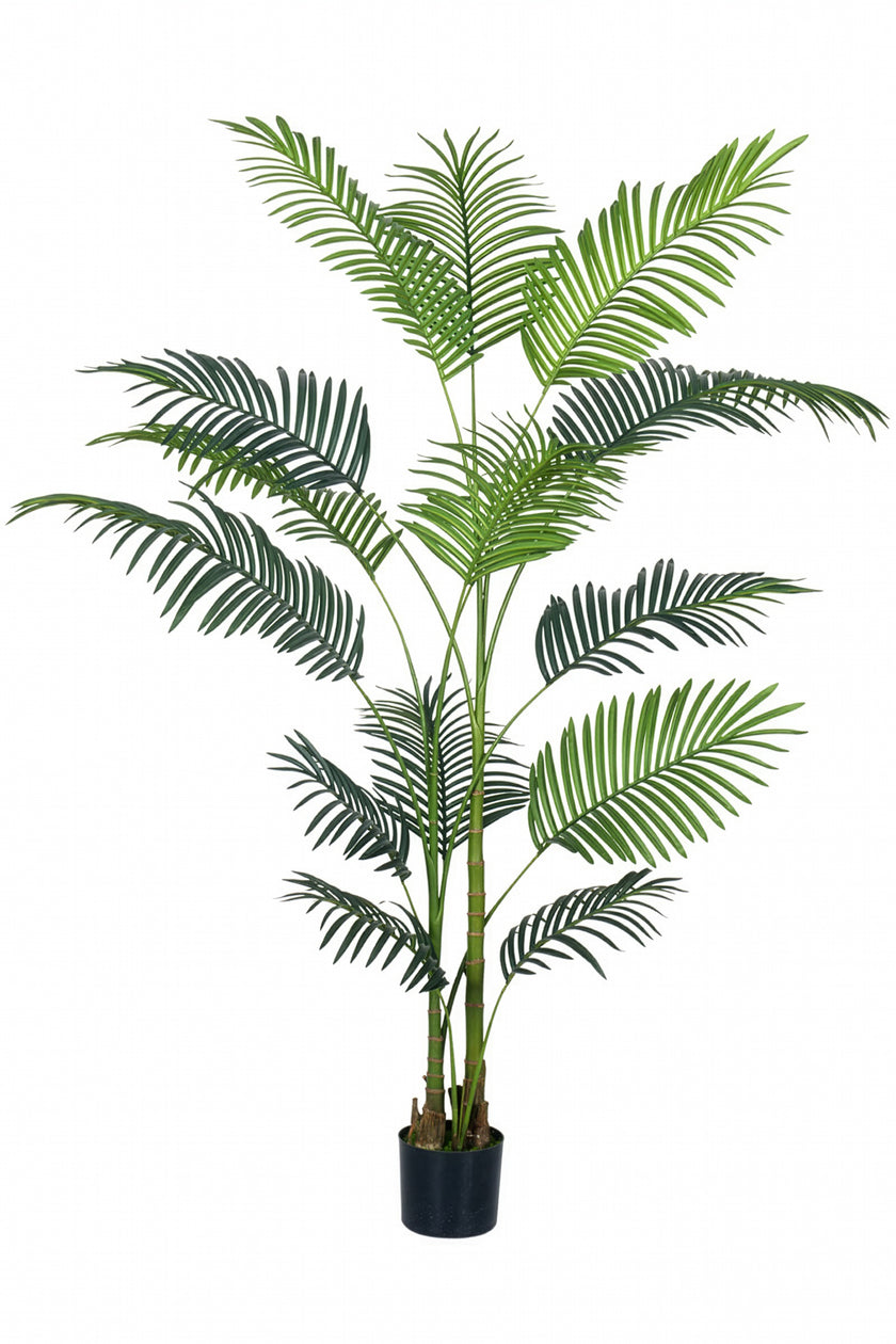 Palm C: Artificial Hawaiian Palm Tree with Feathered Leaves