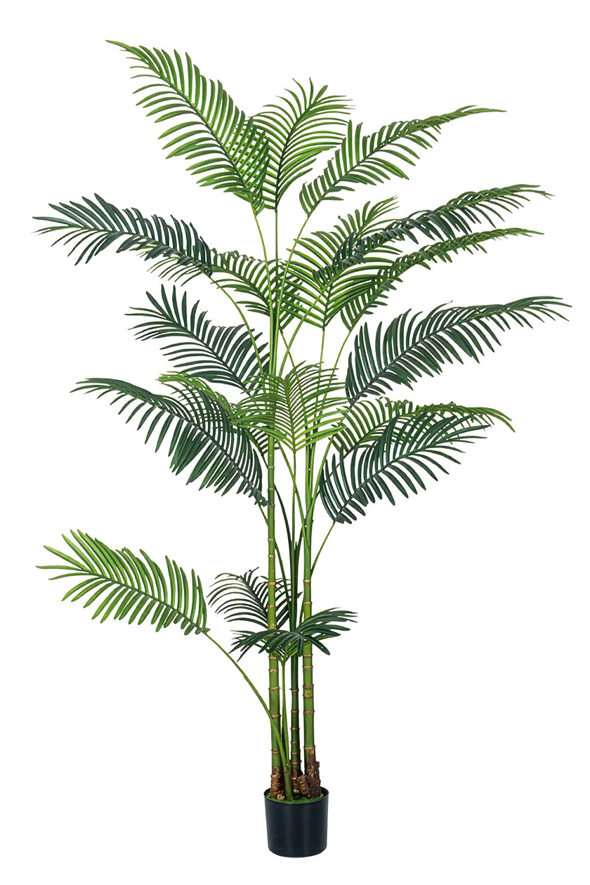 Palm C: Artificial Hawaiian Palm Tree with Feathered Leaves