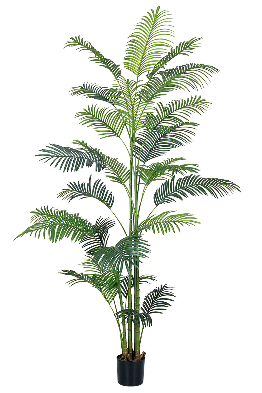 Palm C: Artificial Hawaiian Palm Tree with Feathered Leaves
