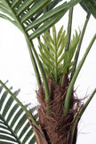 Palm E: Artificial Palm with Cane Palm Trunks and Palm Hair