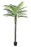 Palm G: Large Artificial Phoenix Palm Tree with Thick Single Trunk