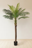 Palm G: Large Artificial Phoenix Palm Tree with Thick Single Trunk