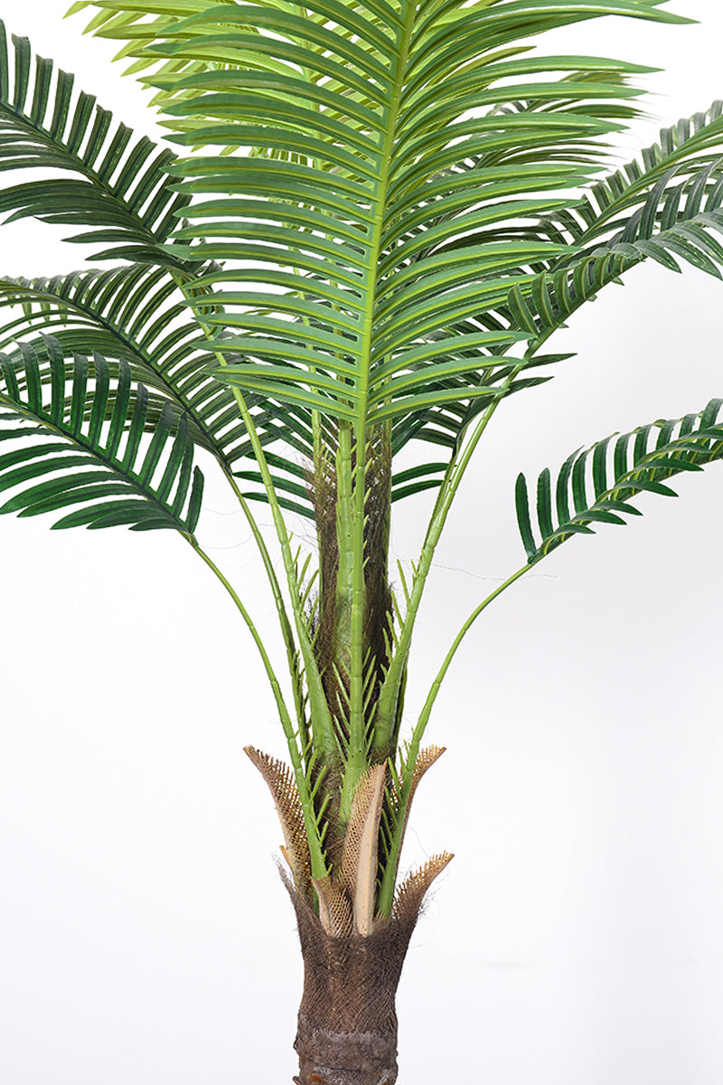 Palm G: Large Artificial Phoenix Palm Tree with Thick Single Trunk