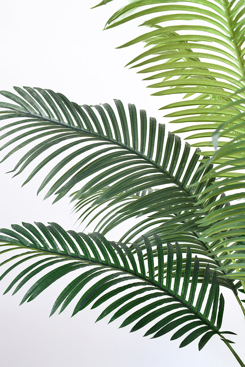 Palm G: Large Artificial Phoenix Palm Tree with Thick Single Trunk