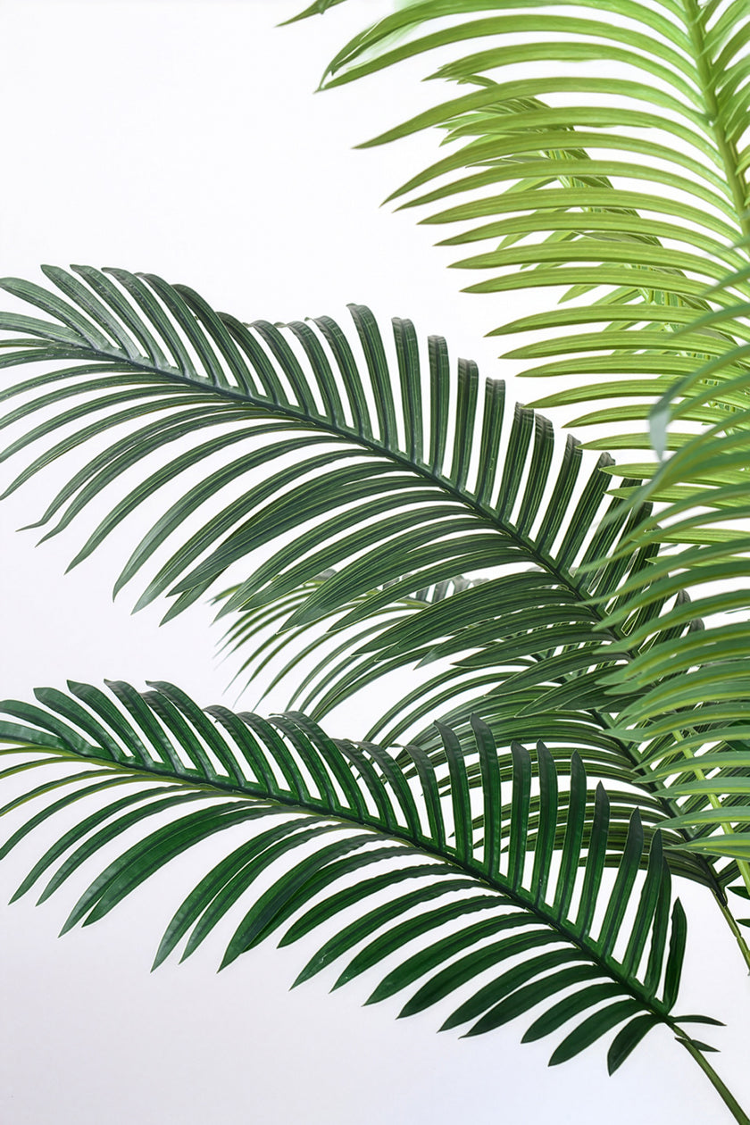 Palm G: Large Artificial Phoenix Palm Tree with Thick Single Trunk