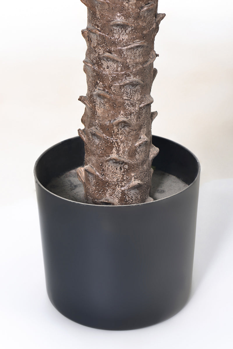 Palm G: Large Artificial Phoenix Palm Tree with Thick Single Trunk