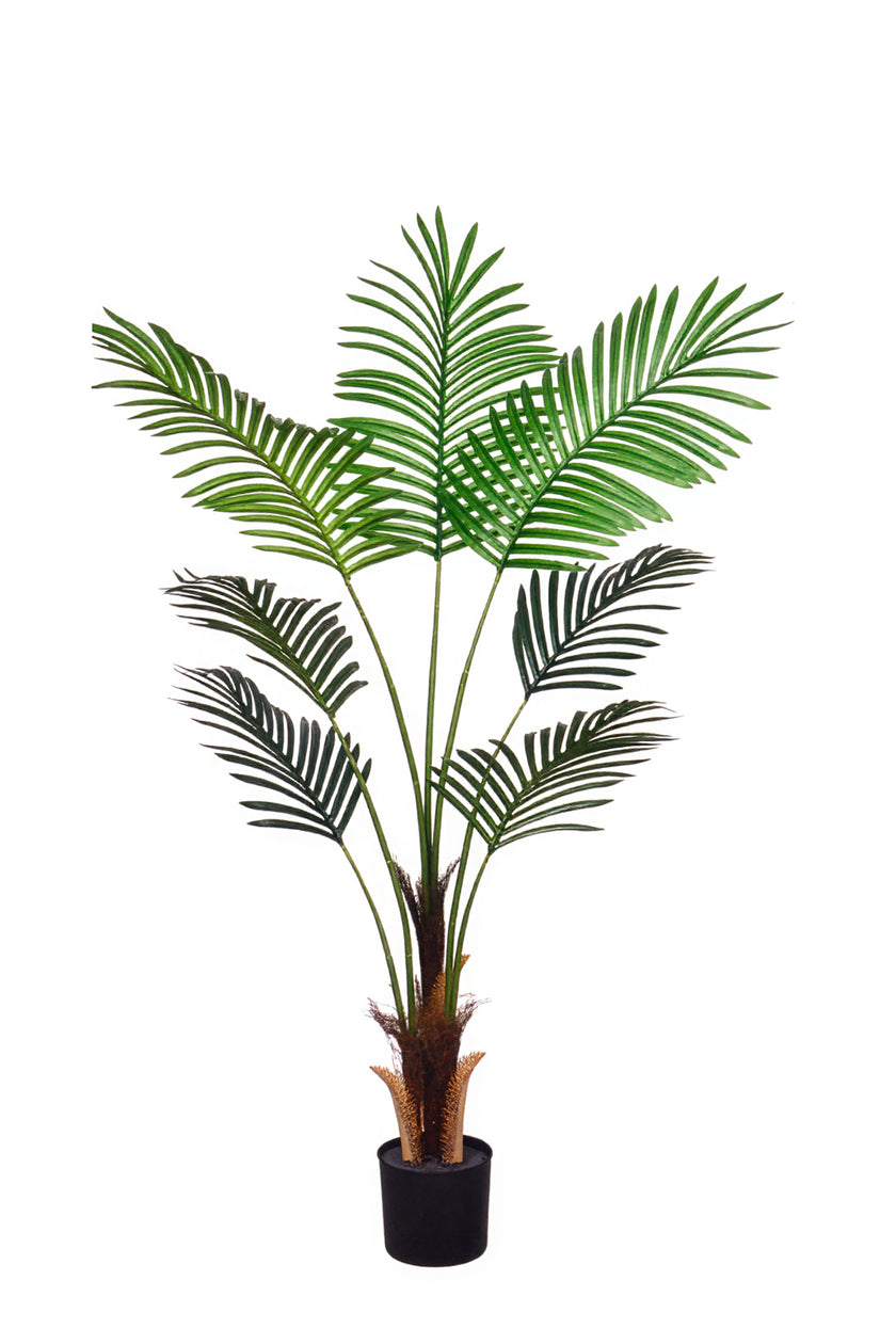 Palm H: Artificial Palm Tree with Realistic Palm Fiber Trunk