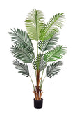 Palm H: Artificial Palm Tree with Realistic Palm Fiber Trunk
