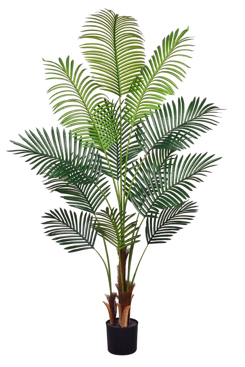 Palm H: Artificial Palm Tree with Realistic Palm Fiber Trunk