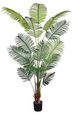 Palm H: Artificial Palm Tree with Realistic Palm Fiber Trunk