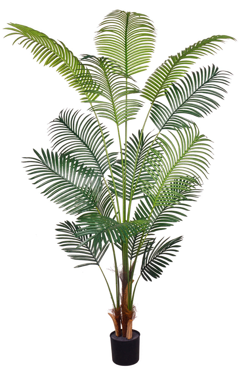 Palm H: Artificial Palm Tree with Realistic Palm Fiber Trunk