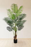 Palm H: Artificial Palm Tree with Realistic Palm Fiber Trunk