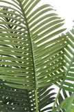 Palm H: Artificial Palm Tree with Realistic Palm Fiber Trunk and Tall Planter