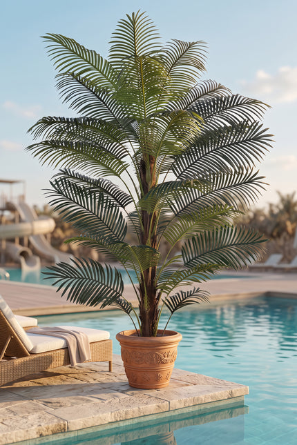 Palm K: Artificial Palm with a Fiber-Structured Central Trunk and Layered Leaves