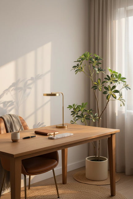 Schefflera A: Artificial “Dwarf Umbrella” Tree