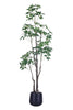 Schefflera G: Artificial Schefflera Tree with Lush Green Leaves