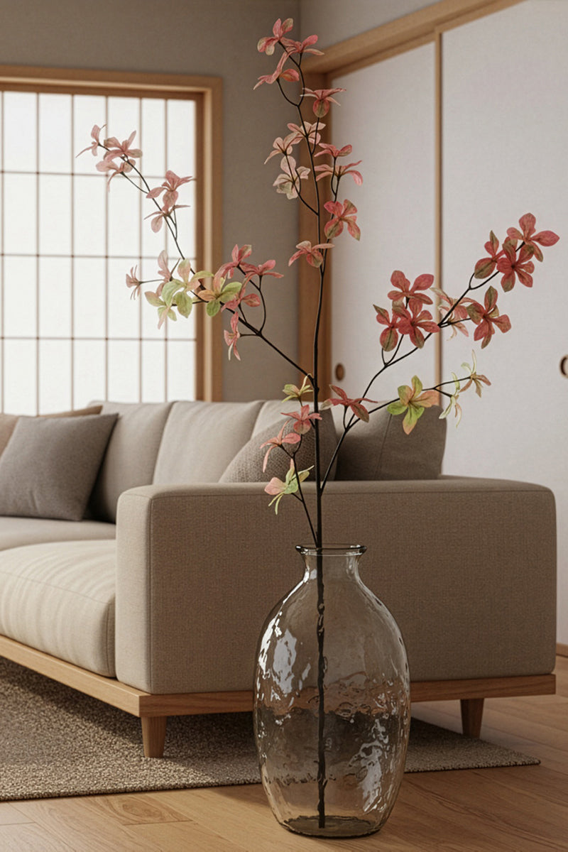 Single Branch for Vases Olive/ Japonica Pieris/ Enkianthus