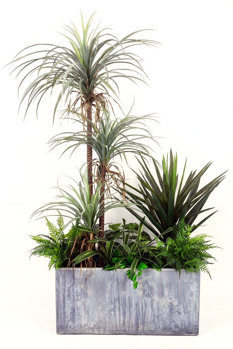 Mixed Plant Arrangements in Planters